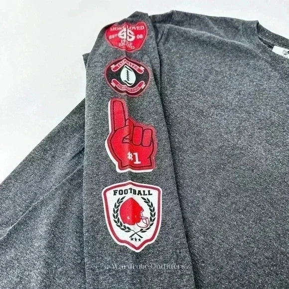 Simply Southern Tailgates & Touchdowns Football Long Sleeve Tee Shirt - Picture 3 of 5